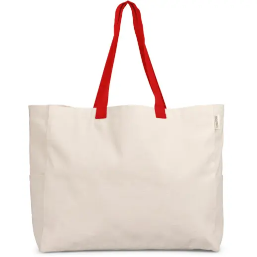 Kooshty Barbados Large Cotton Beach Bag Red